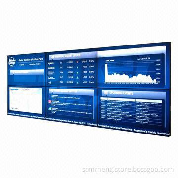 46-inch 3 x 3 TFT Video Wall with 1,920 x 1,080 Pixels Resolution and 22mm Bezel Width